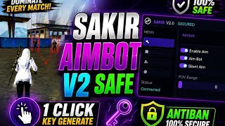 SAKIR AIMBOT V2 SAFE |MOD MENUAPK BYPASS FULL SETUP |1 CLICK KEYGENERATE | ✅ OGGY OFFICIAL  screenshot 1