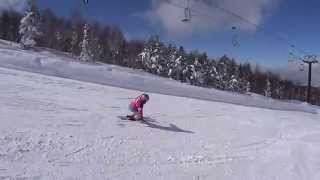 051.奥志賀高原スキー場　第3ｹﾞﾚﾝﾃﾞ  2014.March 1st ,3rd course of Okushigakougen,Japan 7y/o vol.02 HD