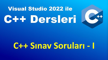 C++ Dersleri : C++ Soruları | C++ Programlama  #cprogramlama