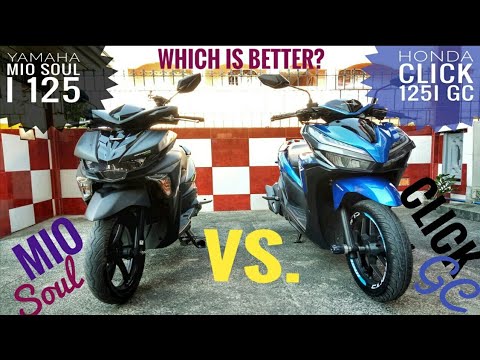 Honda Click 125i Game Changer vs Yamaha  Mio  Soul i 125 