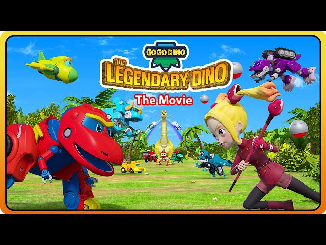 🎥GO GO DINO The Movie | GO GO DINO: The Legendary Dino | Full Movie | 60 min | Kids Cartoon | Film class=