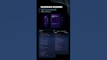 Animated 3dm Carousel #codewith_muhilan #css #coding #carousel