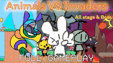 Animals VS Invaders All Stages & Boss (FULL GAMEPLAY) | Julian