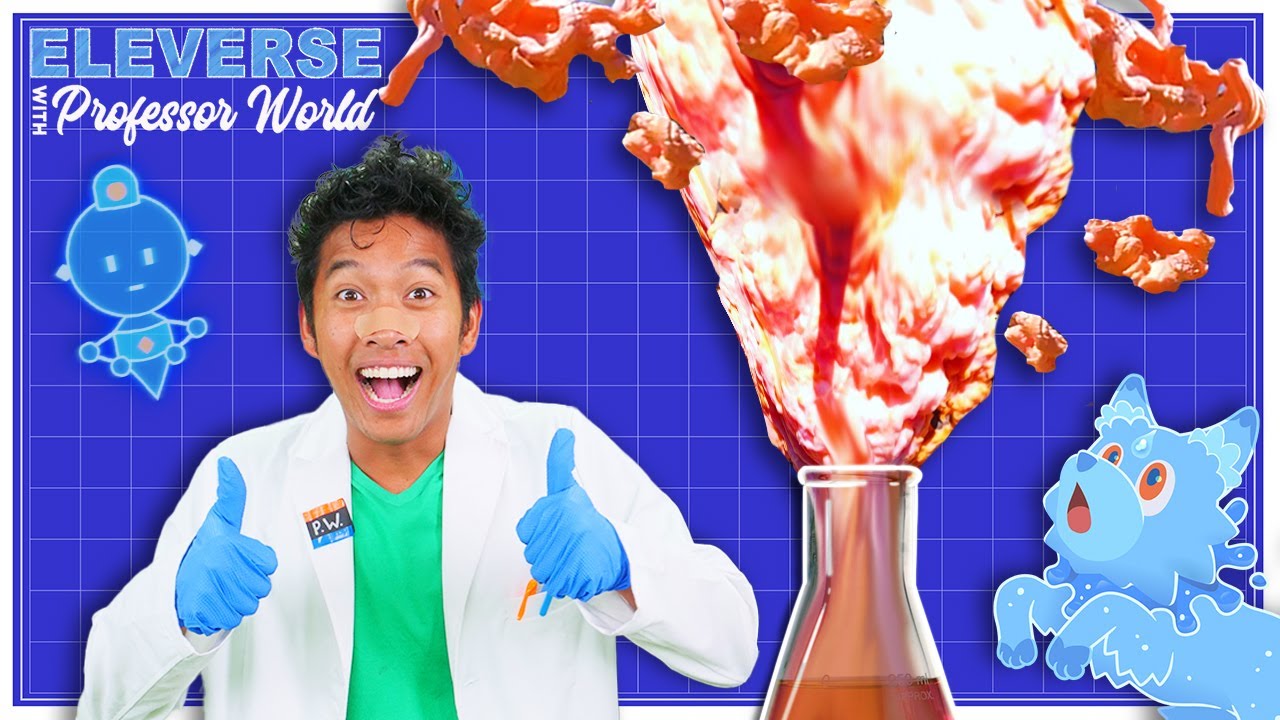 At-Home Science Experiments: Elephant's Toothpaste😲 | ELEVERSE with ...