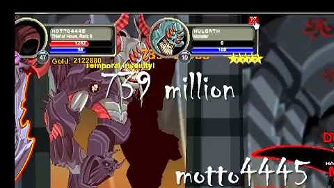 AQW Thief of Hours class 739 million damage