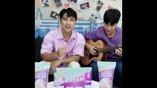 OhmNanon singing same page by tilly birds #GangnamxOhmNanon