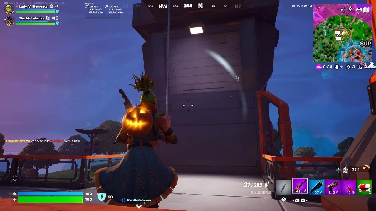 FortNightmares Duo_Use The Witch Broom To Avoid Fall Damage