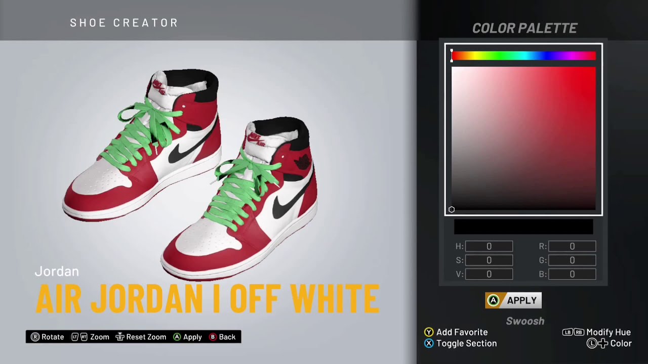 NBA 2K20 Shoe Creator: Air Jordan 1 