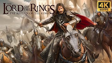 Lord of the Rings Return of the King Pelennor Fields - HARD Difficulty 4k 60ps