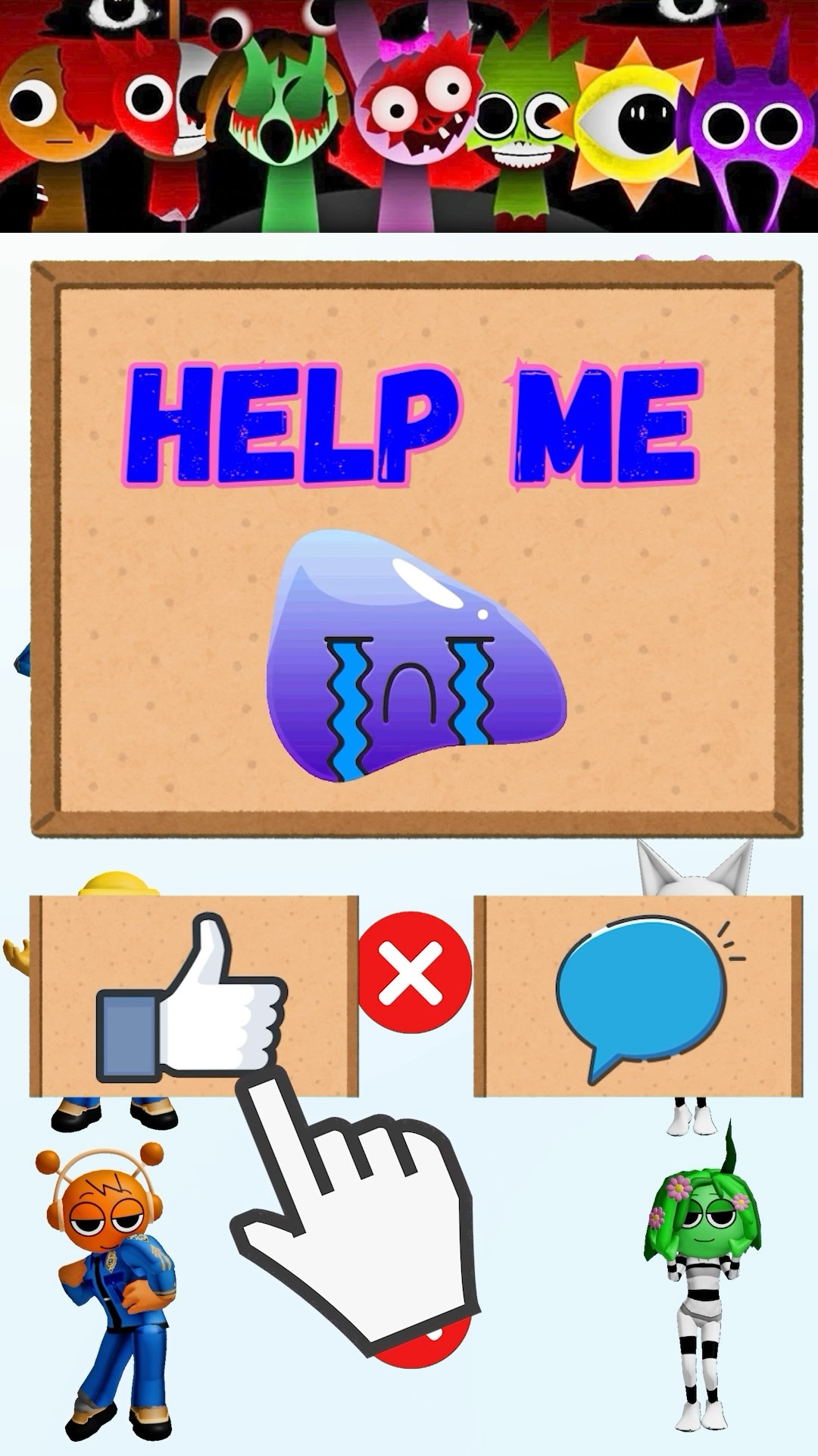 SPRUNKI TEST IQ CHALLENGE 3 #sprunki#incredibox #insideout2#sonic#catnap#spiderman#pomni#apt#cartoon