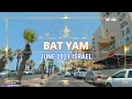 BAT-YAM Seafront🇮🇱Driving in Israel 2021,4K. поездка вдоль набережной в Бат-Ям Израиль