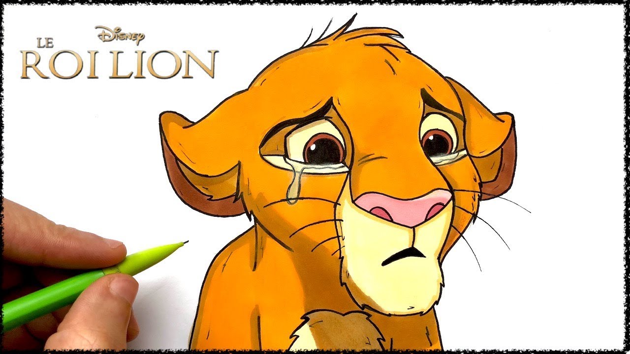 Draw Simba The Lion King