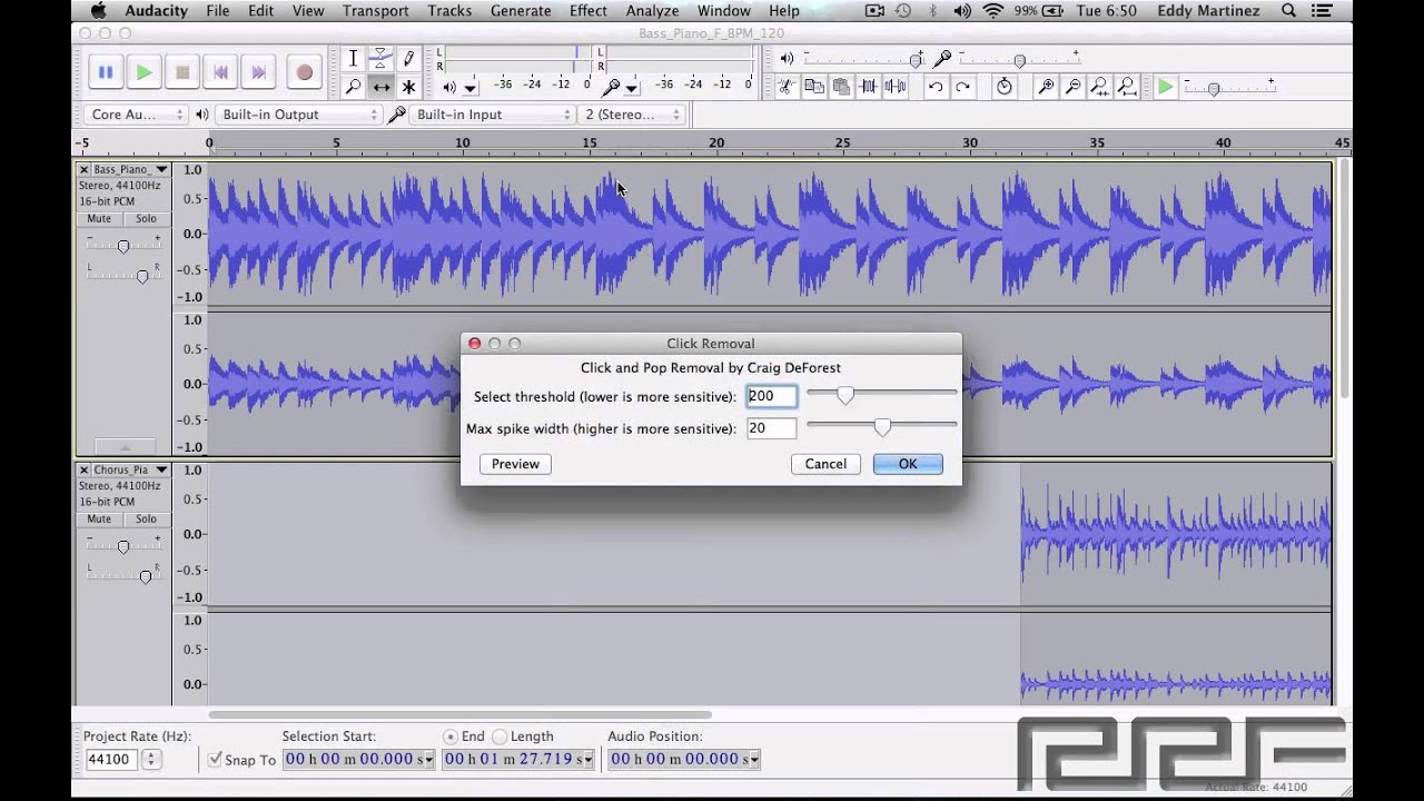 Effects in AUDACITY Part 1 YouTube