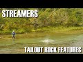 Fly fishing trout streams foundations  streamer fishing tailout rock features