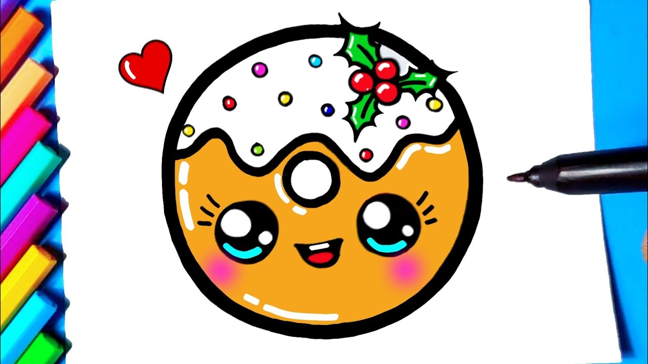 DONUT FOFO Como desenhar Donut Panda Unicórnio Kawaii ❤ Desenhos