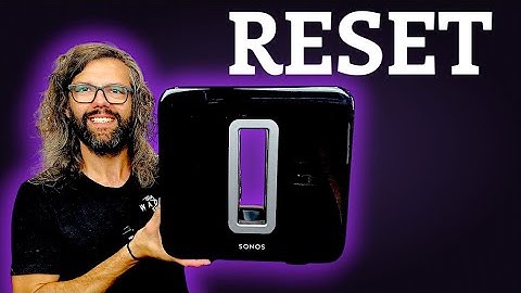 How to reset the Sonos Sub 1 and 2 UK