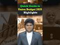 Union Budget 2025 Highlights: Quick Insights You Can't Miss!