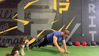 Pushup to 3 point plank