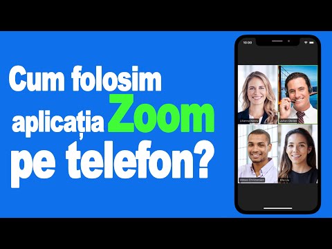 Cum folosim aplicația Zoom pe telefon? (pentru cei care urmăresc lecția, în special)