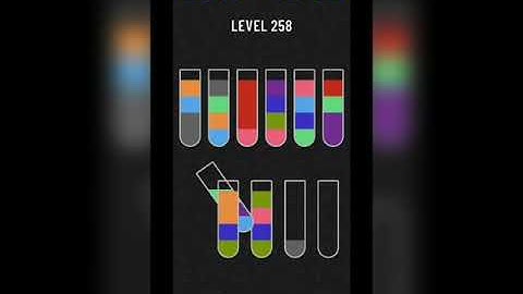 water sort puzzle level 258
