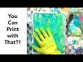 Monet Style Impressionistic Gel Prints