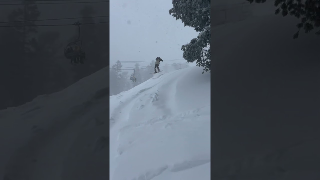 Steezy 180 in the pow🥶 
