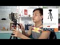 YunTeng VCT-5208 43cm Tripod with Bluetooth Remote Control Shutter Unboxing Review Lazada