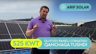 ЭНДИ СВЕТ УЧМАЙДИ ТОКДАН МУАММО ЙУҚ  КУЁШ ПАНЕЛЛАР НАРХЛАРИ arif solar