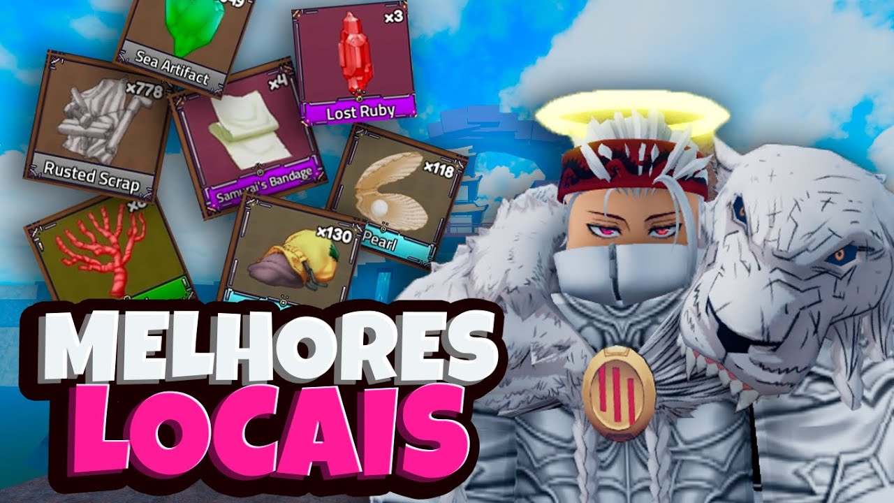 MELHORES LOCAIS PARA FARMAR OS MATERIAIS MAIS IMPORTANTE NO KING LEGACY