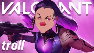 DUBLAJ SESİ İLE TROLLEDİM | VALORANT Troll