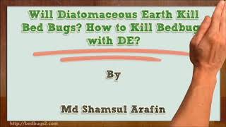 How to spread Diatomaceous Earth