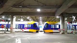 Railroad Crossing In A Building Moa Parking Garage, Minneapolis, Mn
