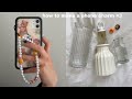vlog | how to make a beaded phone charm, new products, unboxings, first f45 class, thrift haul!