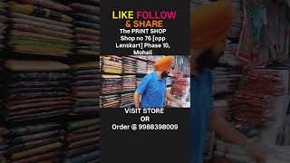 The PRINT SHOPShop no 76 [opp. Lenskart]Phase 10 mohali#viraldress #viralreels #sale