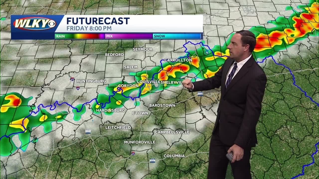 Few showers Friday evening then dry this weekend - YouTube