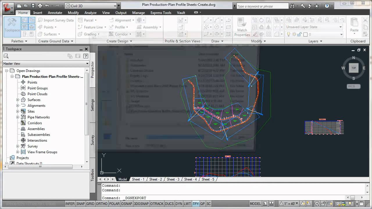 DGN Interoperability with AutoCAD Civil 3D - youtube