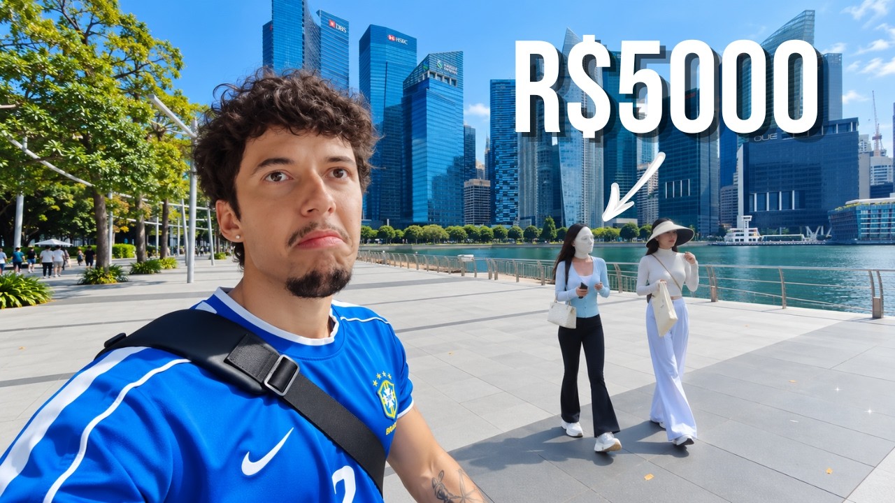 CHEGUEI EM SINGAPURA E JÁ TÔ SENTINDO NO BOLSO 🇸🇬