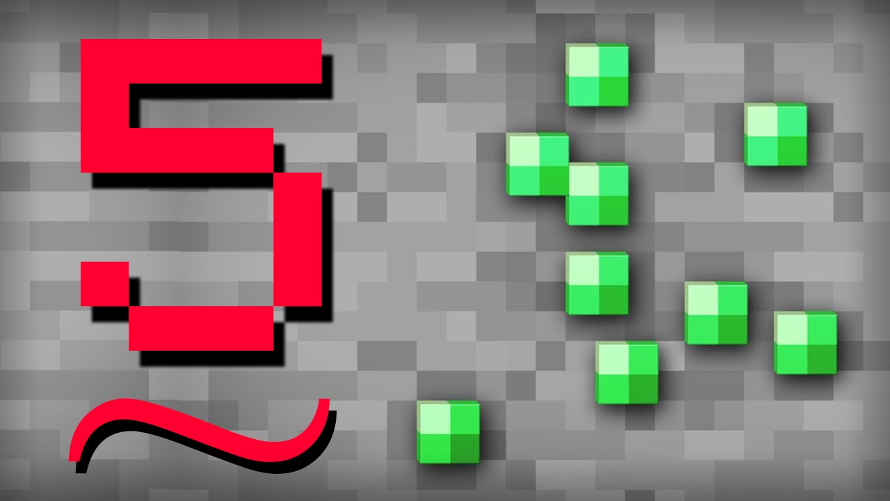 Top 5 Rarest Blocks in Minecraft - YouTube