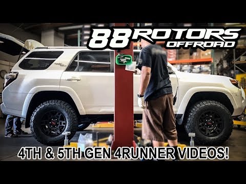 4th & 5th Gen Toyota 4Runner on 33" Tires - Does it RUB? NO!