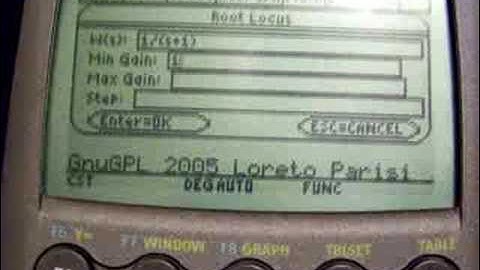 ti 89 titanium with Control System ToolBox