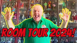 Comic & Toy Room Tour 2024!!! Key CGC Slabs-1/6 scale Figures-Vintage toys and props!