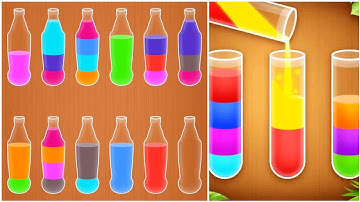 Water Sort Puzzle Gameplay 17 , Android Games ios Walkthrough Simulator Think Brain