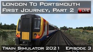 London to Portsmouth, First Journey Pt 2: TS2021 Ep 3 / KermMartian Live #41
After another (busy) hiatus, still back on the rails! Heres part 2 of my first journey along the Portsmouth Direct Line from London Waterloo towards Portsmouth, as I take the Class 444 for a spin. Part 2 takes our train from Haslemere to Portsmouth Harbour, following Part 1s journey from London Waterloo. Enjoy sunny morning British rail adventures as we head to the coast. London to Portsmouth, First Journey Pt 2: TS2021 Ep 3 / KermMartian Live #41