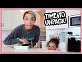 First Day In Our New House! (Unpacking!) | MOM VLOG