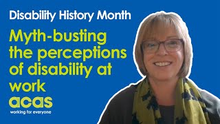 Myth-busting on the perceptions of disability at work