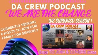 DA CREW PODCAST SEASON 1| EPISODE #175| HOST MINISTER ALMA THOMAS