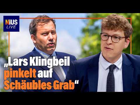How Klingbeil attacks Schäuble’s legacy on camera while the Chancellor stays silent
