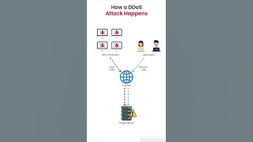 How a DDoS Attack Happens Explained in 60 Seconds | Cyber Security Shorts