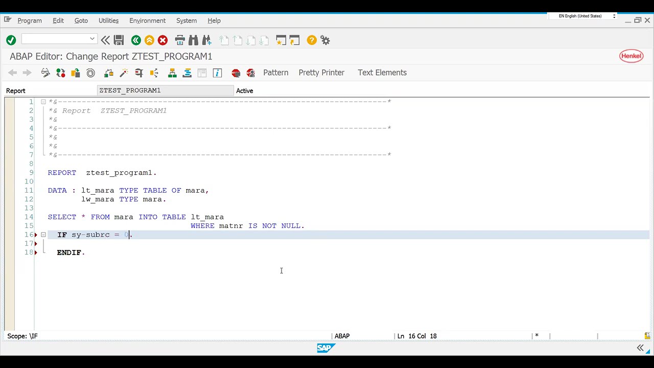 Control flow statements part  1 in SAP ABAP #sapabap #abapprogramming #abaptutorials #abapbasics