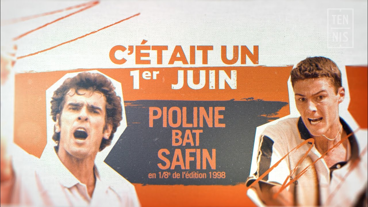 C'était un... 1er juin 1998 : Pioline affronte Safin | Roland-Garros 2024 | FFT